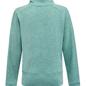 Back view of Women’s Electric Fleece Quarter-Zip Sweatshirt