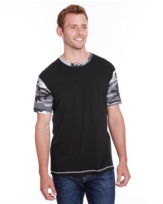 Front view of Men’s Adult Fashion Camo T-Shirt