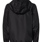 Back view of Youth Lightweight Windbreaker Full-Zip Jacket