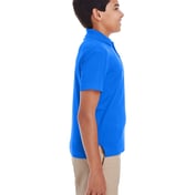 Side view of Youth Origin Performance Piqué Polo