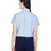 Back view of Ladies’ Classic Wrinkle-Resistant Short-Sleeve Oxford
