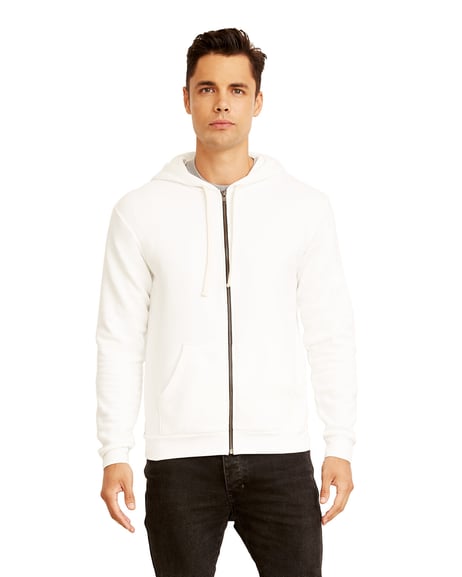 Front view of Unisex Santa Cruz Full-Zip Hooded Sweatshirt