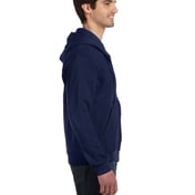 Side view of Adult Supercotton™ Full-Zip Hooded Sweatshirt