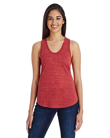 Front view of Women's Blizzard Jersey Racer Tank