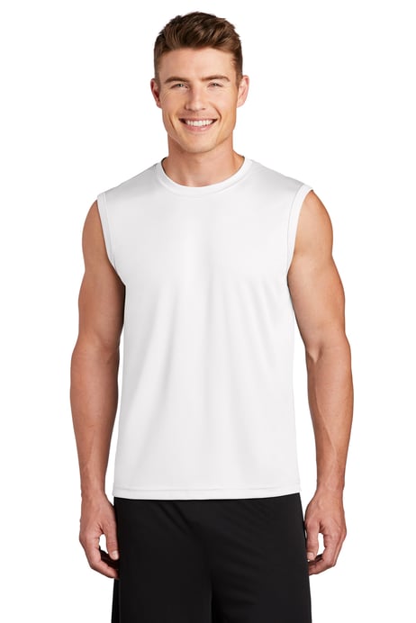 Front view of Sleeveless PosiCharge&reg; Competitor Tee