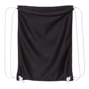 Back view of Mesh Drawstring Backpack