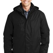 Front view of Herringbone 3-in-1 Parka