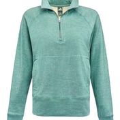 Front view of Women’s Electric Fleece Quarter-Zip Sweatshirt