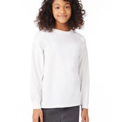 Front view of Youth Authentic-T Long-Sleeve T-Shirt