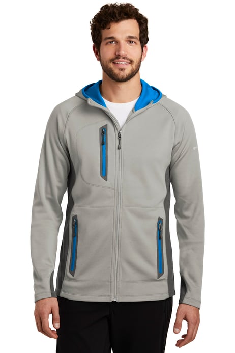 Front view of Sport Hooded Full-Zip Fleece Jacket