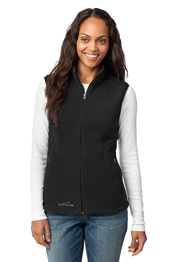 Front view of Ladies Fleece Vest