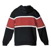 Back view of United Athletic Fleece Hooded Sweatshirt