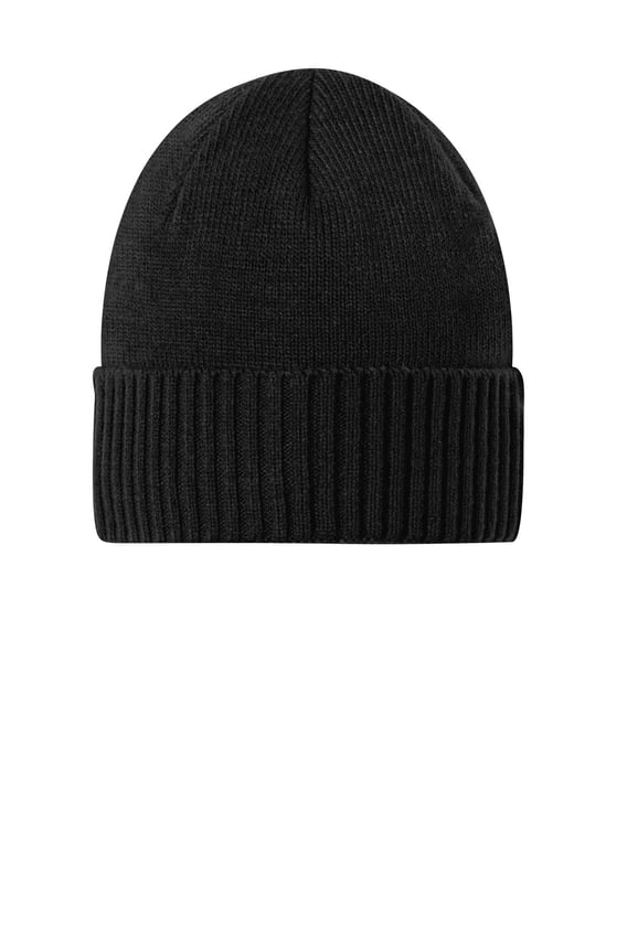Front view of Rib Knit Cuff Beanie