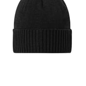 Front view of Rib Knit Cuff Beanie