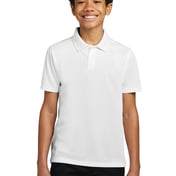 Front view of Youth Dry Zone&reg; UV Micro-Mesh Polo