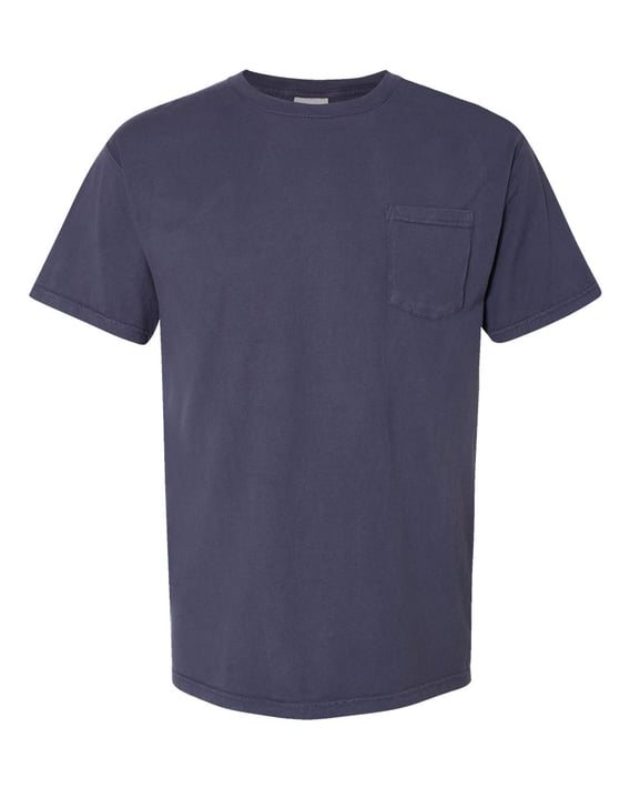 Front view of Garment-Dyed Pocket T-Shirt