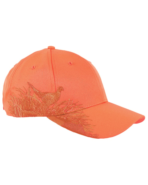 Front view of Brushed Cotton Twill Pheasant Cap