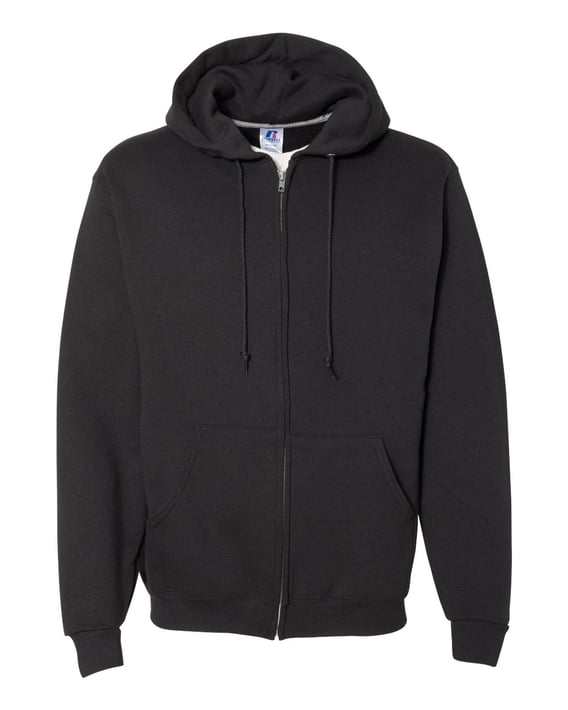 Front view of Dri Power® Full-Zip Hooded Sweatshirt