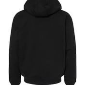 Back view of Crossfire Heavyweight Power Fleece Hooded Jacket With Thermal Lining Tall Sizes