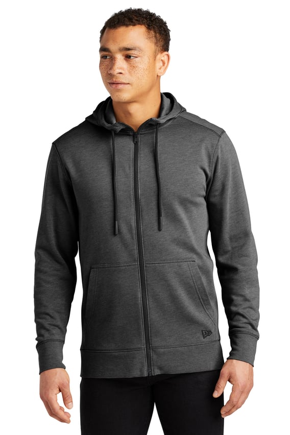 Front view of Tri-Blend Fleece Full-Zip HoodieNEA511