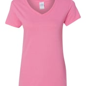 Front view of Heavy Cotton™ Women’s V-Neck T-Shirt