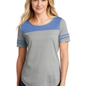 Front view of Ladies PosiCharge ® Tri-Blend Wicking Fan Tee