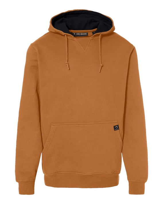 Front view of Woodland Fleece Hooded Pullover