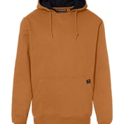 Front view of Woodland Fleece Hooded Pullover