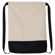 Back view of Drawstring Backpack