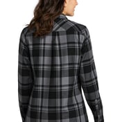 Back view of Women’s Plaid Flannel Tunic