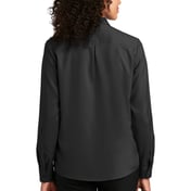 Back view of Women’s Long Sleeve Performance Staff Shirt