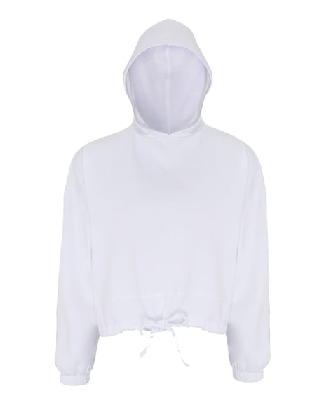 Front view of Women's Cropped Maria Hoodie