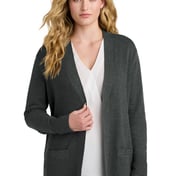 Front view of Women’s Easy Care Open-Front Cardigan Sweater