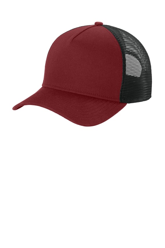 Front view of A-Frame Snapback Mesh Back Cap
