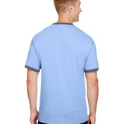 Back view of Adult Triblend Ringer T-Shirt