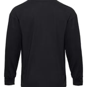 Back view of Heavyweight Long Sleeve T-Shirt