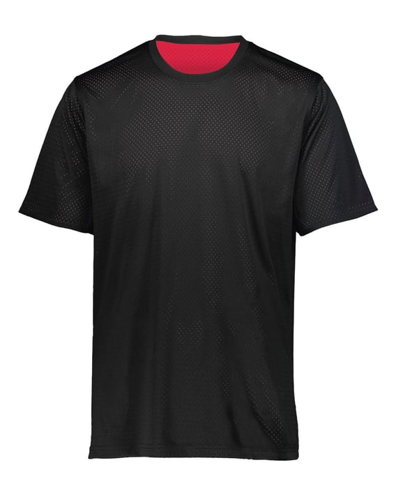 Front view of Youth Short Sleeve Mesh Reversible Jersey