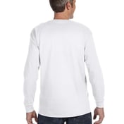 Back view of Adult Heavy Cotton™ Long-Sleeve T-Shirt