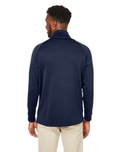 Back view of Fusion ChromaSoft™ Fleece Quarter-Zip Pullover