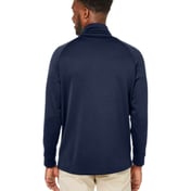 Back view of Fusion ChromaSoft™ Fleece Quarter-Zip Pullover