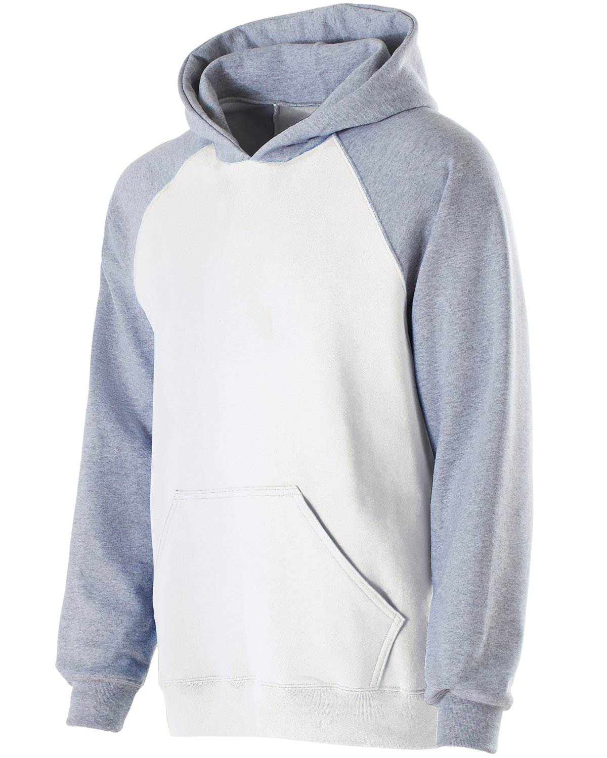 Front view of Youth Cotton/Poly Fleece Banner Hoodie