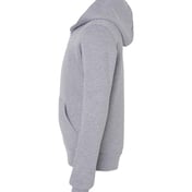 Side view of Youth Sponge Fleece Full-Zip Hoodie