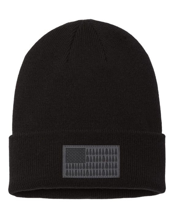Front view of Columbia Tree Flag™ Cuffed Beanie