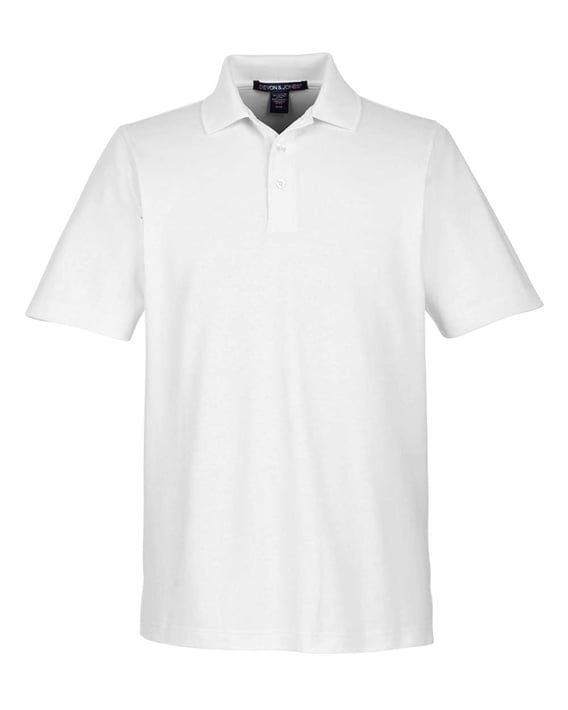 Front view of CrownLux Performance® Tall Plaited Polo
