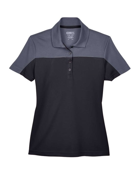 Front view of Women’s Balance Colorblock Performance Piquéé Polo