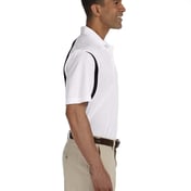 Side view of Men’s Back Blocked Micro-Piqu Polo