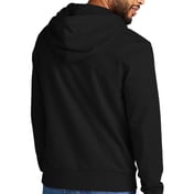 Back view of Unisex Organic French Terry Pullover Hoodie