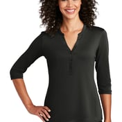 Front view of Women’s UV Choice Pique Henley