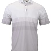 Front view of Belmont Sublimated Heathered Polo