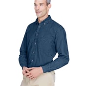 Side view of Long Sleeve Denim Shirt